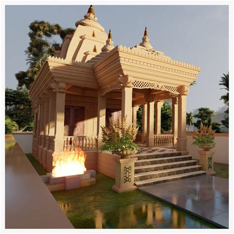 Hindu Temple 3D Max Model Free Download