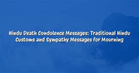 Hindu condolence card.  Create personalized Hindu condolence messages easily w...
