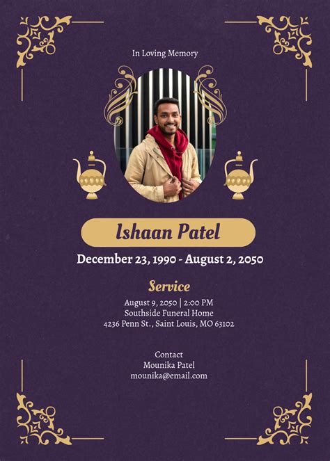 Hindu obituary template.  Check out our hindu memorial templates selection for the...