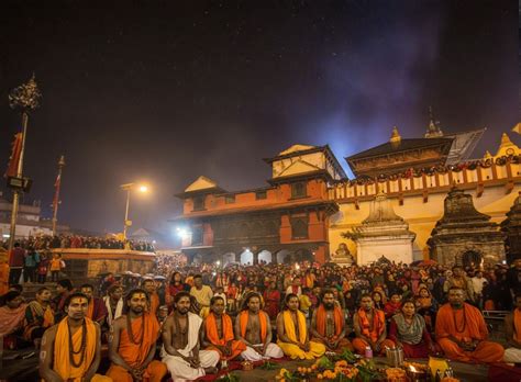 Hindu temple shivaratri.  Celebrated with devotion, fasting, meditation, and...