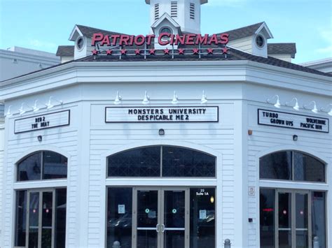 Patriot Cinemas at Hingham Shipyard, movie times for Saw X. Movie theater information and online movie tickets in Hingham, MA . Toggle navigation. Theaters & Tickets . Movie Times; ... There are no showtimes from the theater yet for the selected date. Check back later for a complete listing. Please check the list below for nearby theaters: