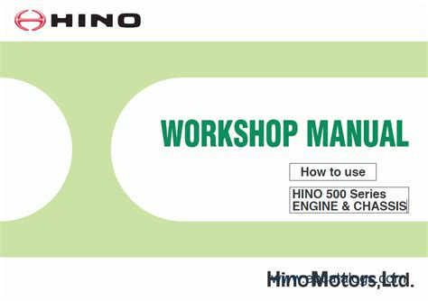 Hino 500 series factory workshop service manual. - Le guide vert alpes du nord savoie dauphine.