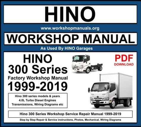 Hino dutro 300 series shop manual engine. - Certified healthcare safety professional study guide.