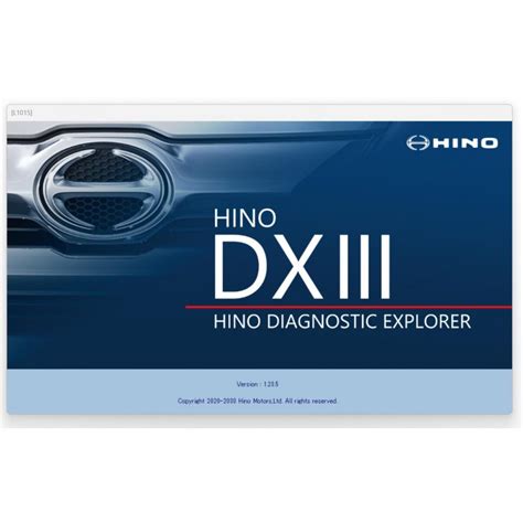 Hino dx3 software.  Complete system diagnostics and service functions. group bie...