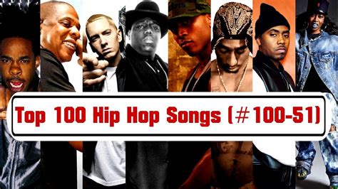 Hip hop rap top 100. Best Hip Hop Songs of All Time. Top 500 Greatest Hiphop Songs Playlist. The best rap and hip hop songs from the 90s, 2000s, 2010s all combined in one music p... 