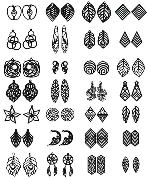 Hippo Earrings SVG - Jewelry Template Graphic by …