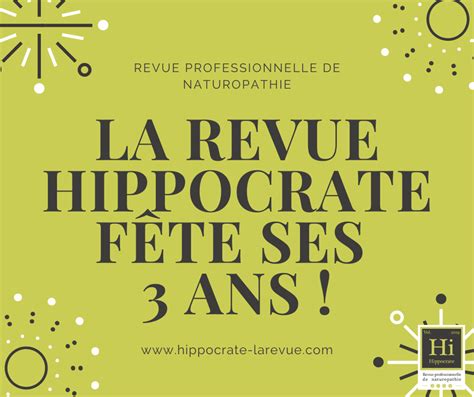 Hippocrate revue de naturopathie Facebook