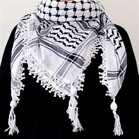 Hirbawi. PALESTINIAN SOLIDARITY. The Keffiyeh (pronounced “Kufiya” in Palestine) continues to hold deep and symbolic value, and serves as an icon of resistance, struggle and freedom for the Palestinian people. The Hirbawi Keffiyeh is handmade using a classic cross-stitching technique honed over generations. The Keffiyeh is traditionally woven on two ... 