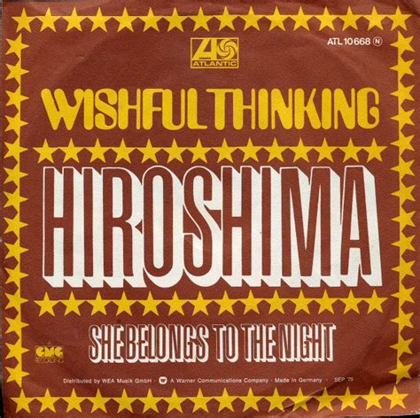 Hiroshima - Wishful Thinking Shazam