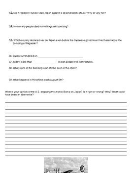 Hiroshima short answer study guide questions. - Solution manual to physical chemistry guided inquiry.