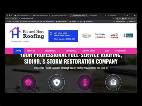 His and Hers Roofing - Accueil