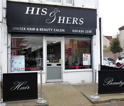 His and hers salon. 