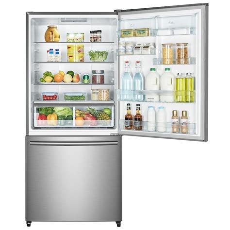 Hisense 17.1-cu ft Bottom-Freezer Refrigerator