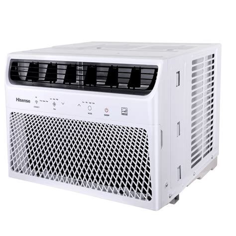 Hisense window ac. The Hisense AW0823TW1W window air conditioner with inverter technology, best suited for smaller rooms (350 sq. Ft. or less) with 8,000 BTU of cooling power, is packed with various efficient, easy to use features. Hisense inverter technology saves energy and maintains stable temperature at desired level by varying rotation speed of compressor. 