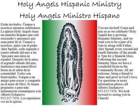 Hispanic Ministry - Holy Angels Catholic Church - Chagrin Falls, …