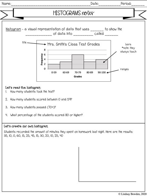 Histogram Worksheet Interpreting Histograms Worksheet Printable Pdf