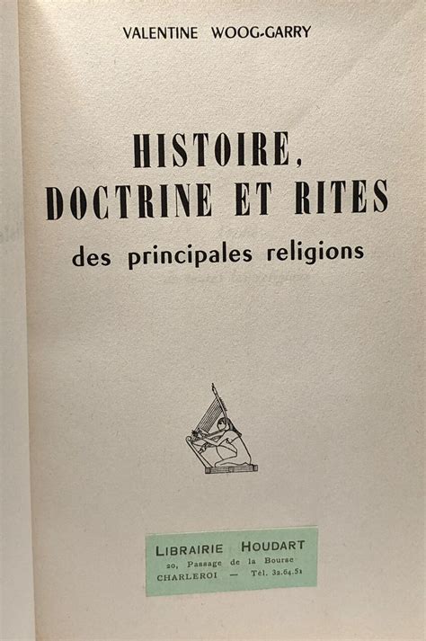 Histoire, doctrine et rites des principales religions. - Tubería y accesorios de hierro dúctil 3ª edición.