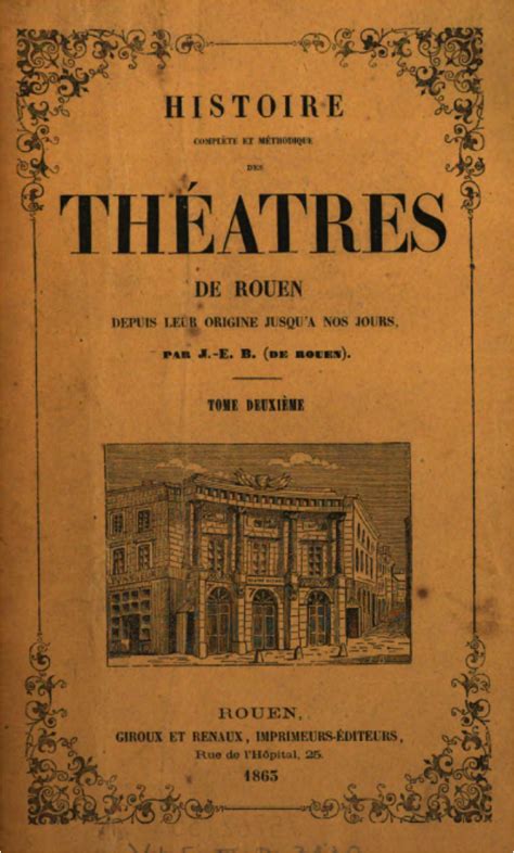 Histoire complète et méthodique des théâtres de rouen. - Contemporary marketing 15th edition study guide.