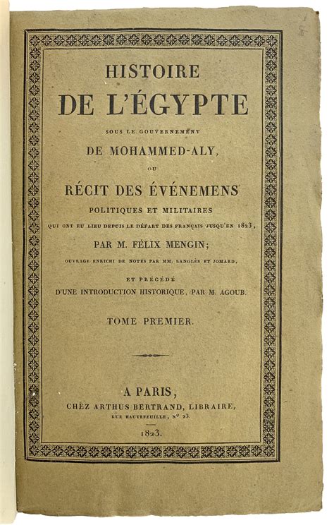 Histoire de l'égypte sous le gouvernement de mohammed aly. - A student guide to play analysis by david rush.