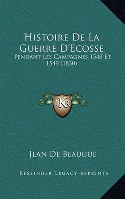 Histoire de la guerre d'écosse pendant les campagnes 1548 et 1549. - Manual de equitaci n by british horse society.