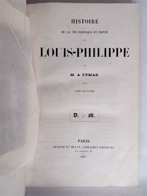 Histoire de la vie politique et privée de louis philippe. - Buku service manual canon ir 6000.