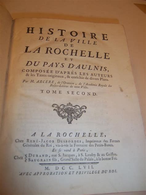 Histoire de la ville de la rochelle et du pays d'aulnis. - Levigatrice a disco dremel modello 1731 manuale.