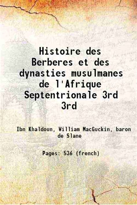 Histoire des berbères et des dynasties musulmanes de l'afrique septentrionale. - Lincoln ranger 10000 welder service manual pfd.