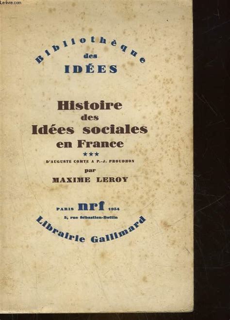 Histoire des ide es sociales en france. - Langford s basic photography the guide for serious photographers.