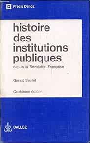 Histoire des institutions publiques depuis la révolution française. - Study guide for grade 12 mathematics.