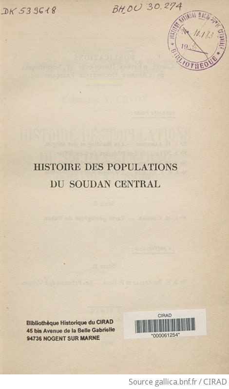 Histoire des populations du soudan central (colonie du niger). - Handbook of heat exchanger design hewitt.