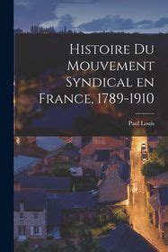 Histoire du mouvement syndical en france, 1789 1910. - Handbook of natural language processing by robert dale.
