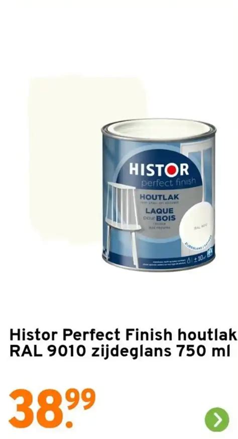 Histor Perfect Finish Matte Lak - 750 ml RAL 9010