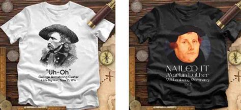 Historeetees - HistoreeTees offers a variety of t-shirts with historical, funny, and inspirational themes. Browse the new collections and find your favorite design in different colors and sizes.