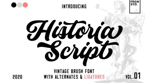 Historia Script Font FontYukle