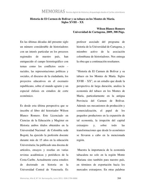 Historia de el carmen de bolívar y su tabaco en los montes de maría. - Free download manual for alfa gtv 6.