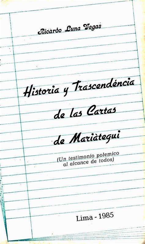 Historia y transcendencia de las cartas de mariatequi. - Cartass new century handbook and atlas of the bible.