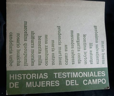 Historias testimoniales de mujeres del campo. - Acer travelmate 4270 guide repair manual.