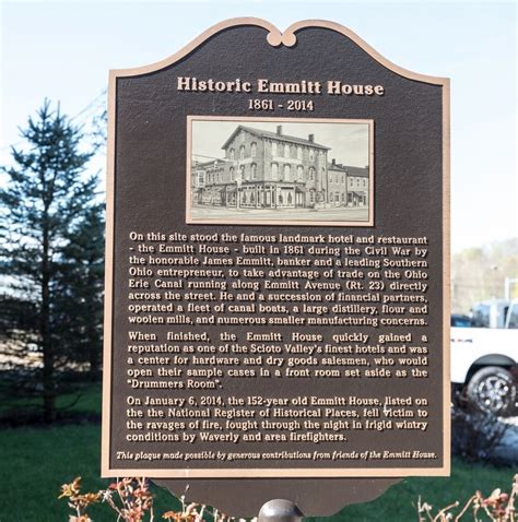 Historic Emmitt House Historical Marker