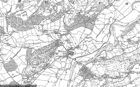 Historic Ordnance Survey Map of Meifod, 1897 - Francis Frith