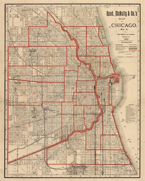 Historic maps of Chicago s coastline