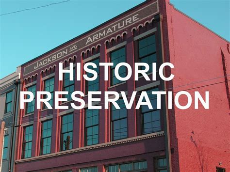 Historic preservation definition. Historic preservation work in the United States is guided by the Secretary of the Interior's Standards for the Treatment of Historic Properties, drafted in 1977. Four sets of standards guide four distinct treatments: preservation, rehabilitation, restoration, and reconstruction. In the years since, there have only been modest advancements. 