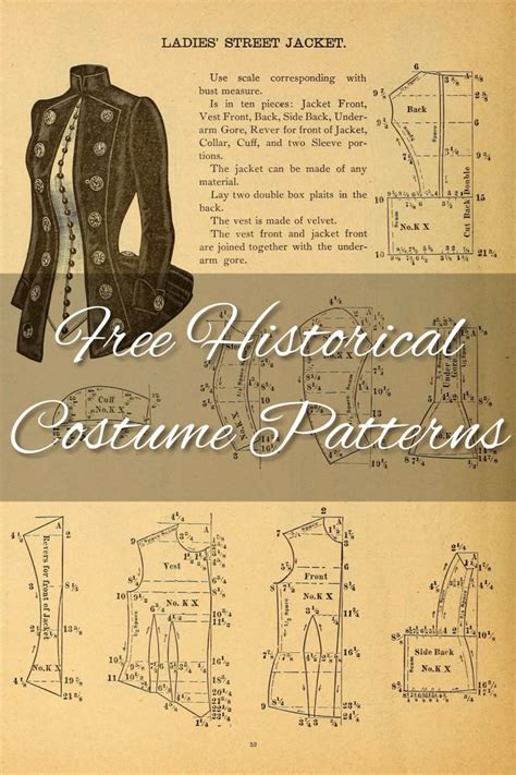 Historical Sewing Patterns Free Patterns