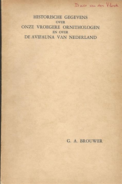 Historische gegevens over onze vroegere ornithologen en over de avifauna van nederland. - Plumbing exam study guide in south africa.