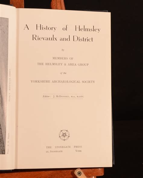 History Helmsley Rievaulx District by Mcdonnell - AbeBooks