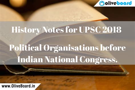 History Notes for UPSC 2024: Political Organisations ... - Oliveboard