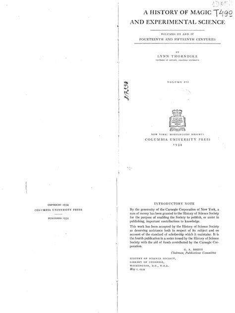 History Of Magic And Experimental Science Vol 3