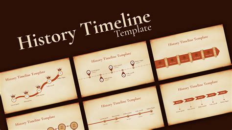 History Timeline For Powerpoint And Google Slides