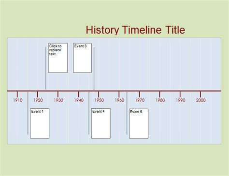 History Timeline Template Free Download