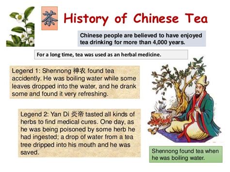 History of Chinese tea - Virginia Tech