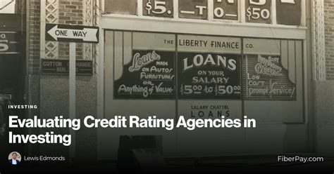 History of Credit Rating Agencies and How They Work